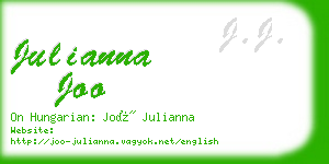 julianna joo business card